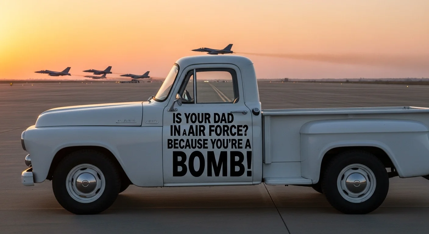 Cute Air Force Pick Up Lines