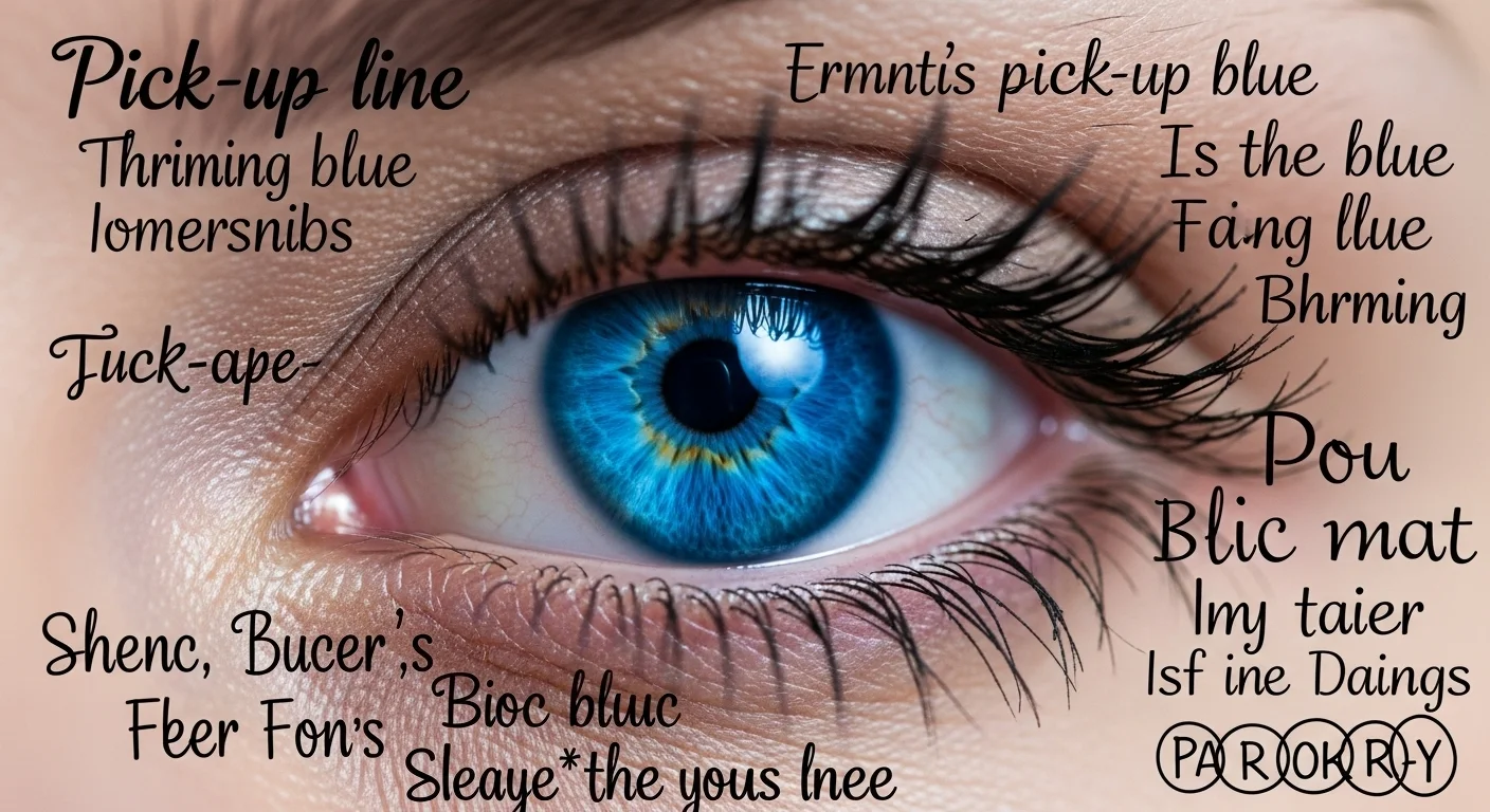 Bold Blue Eyes Pick Up Lines