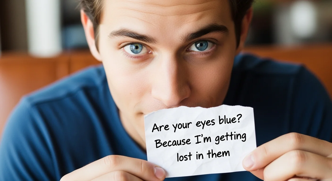 Bird & Sky Inspired Blue Eyes Pick Up Lines