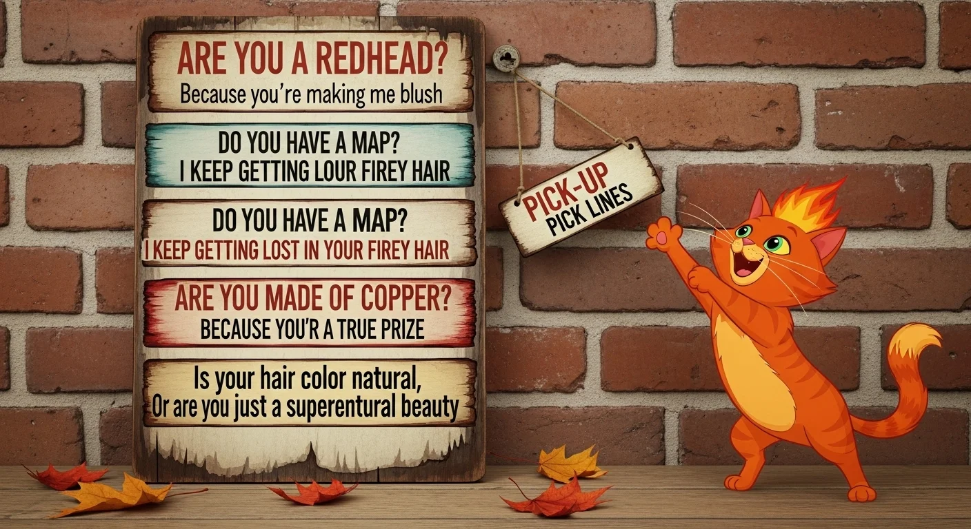 Flirty Ginger Pick Up Lines