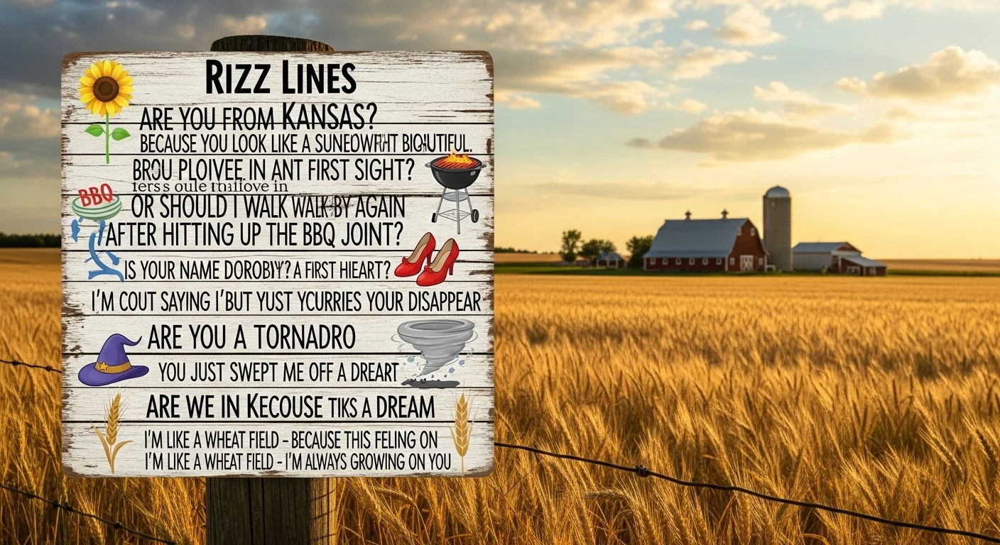 Romantic Kansas Rizz Lines