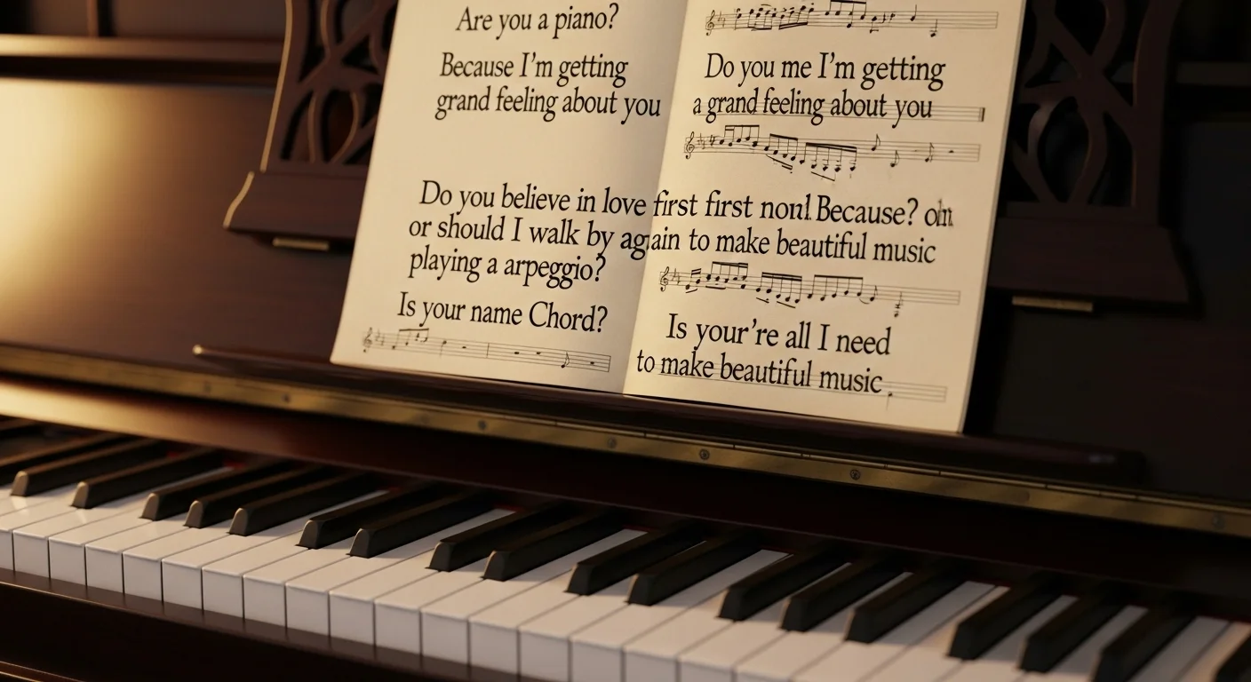 Clever Compliment Piano Rizz Lines