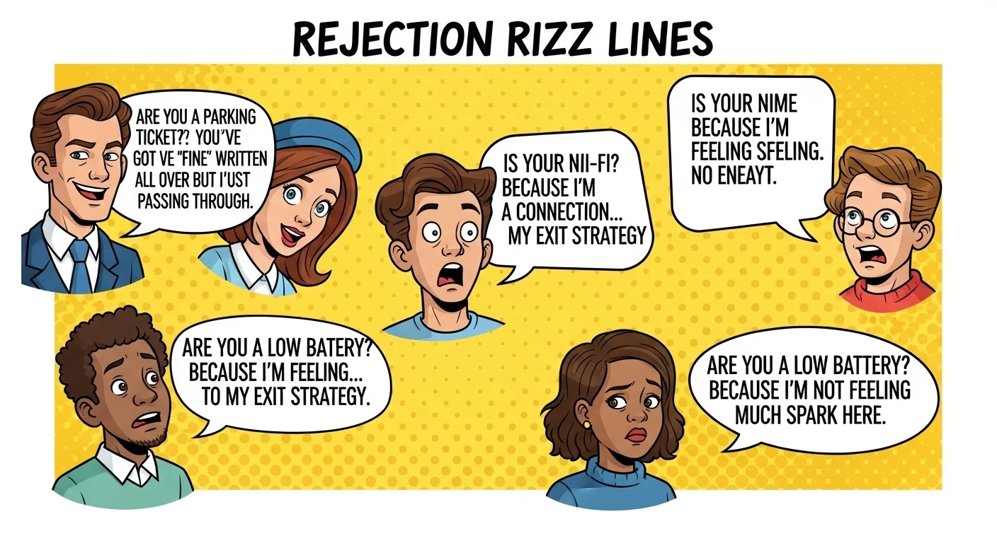 Sarcastic Rejection Rizz Lines