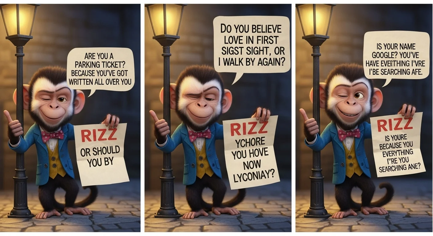 Cute Rizz Monkey Gif Pick Up Lines