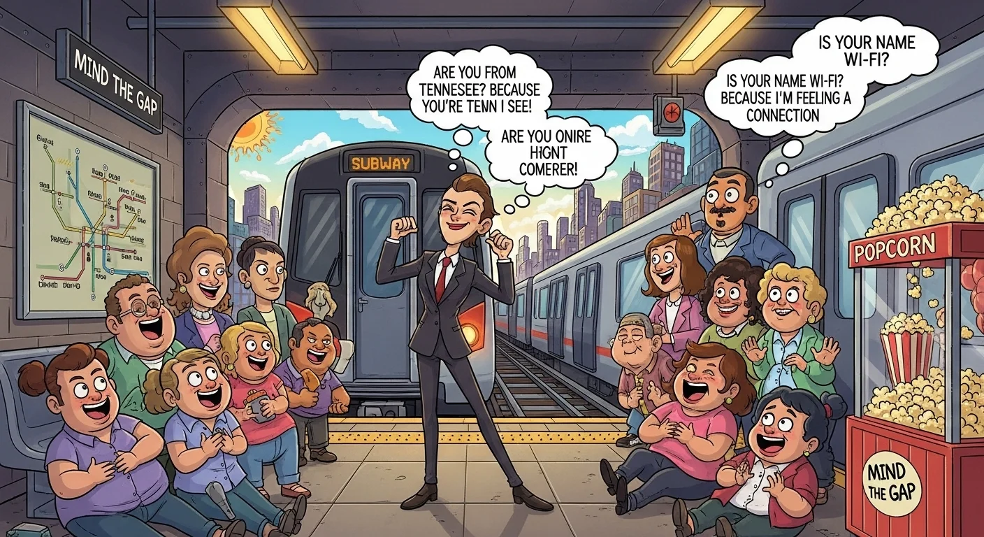 Late-Night Subway Rizz