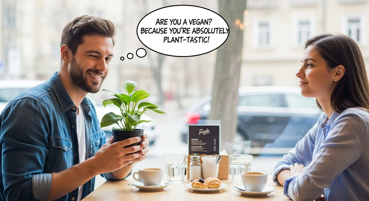 Funny Vegan Flirts