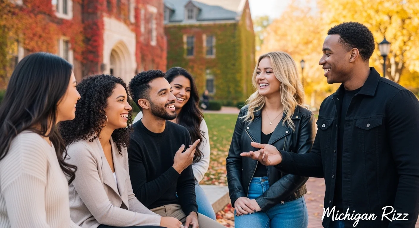 Michigan Accent Text Rizz