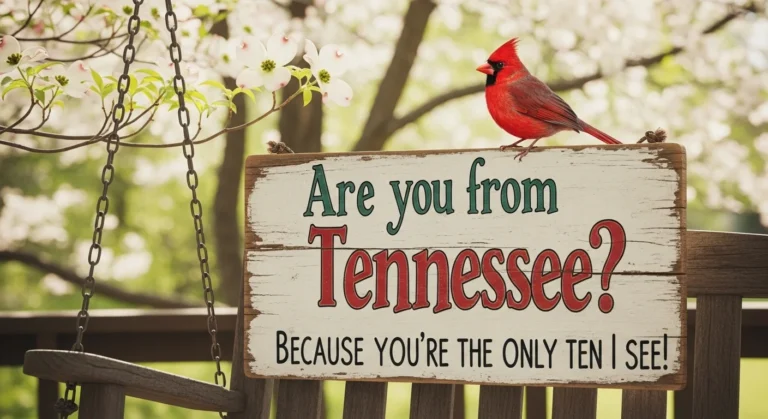 are you from tennessee pick up lines