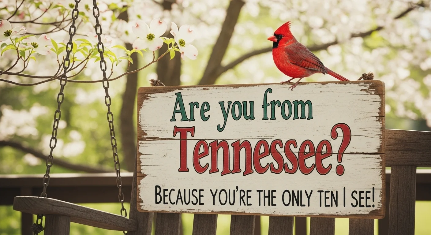 are you from tennessee pick up lines