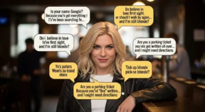 blonde pick up lines