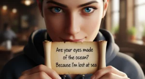 blue eyes pick up lines