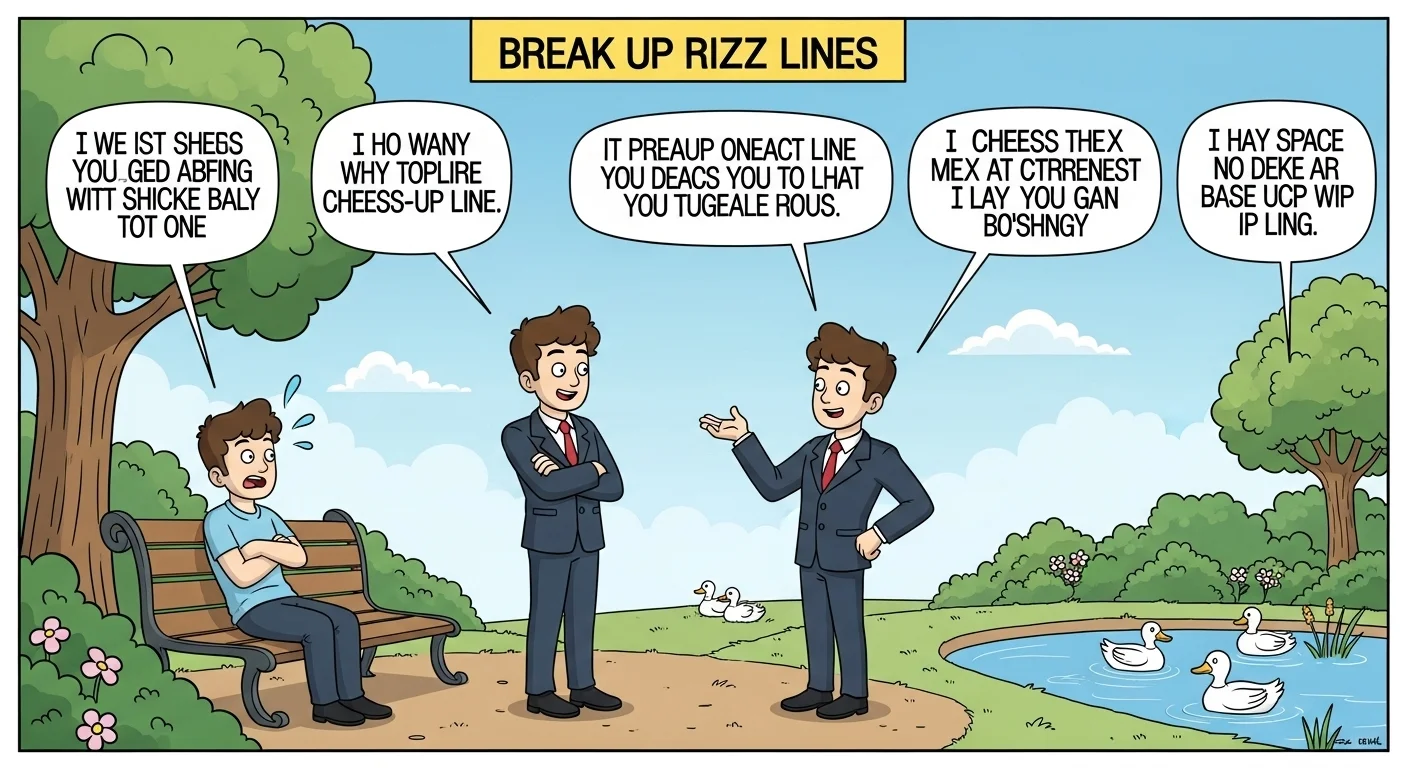 break up rizz lines