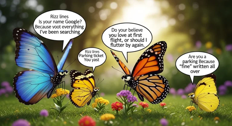 butterfly rizz lines