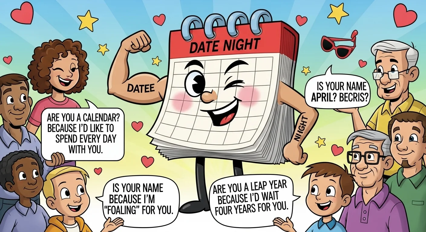 calendar pick up lines