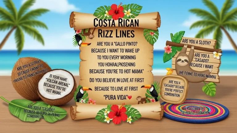 costa rican rizz lines
