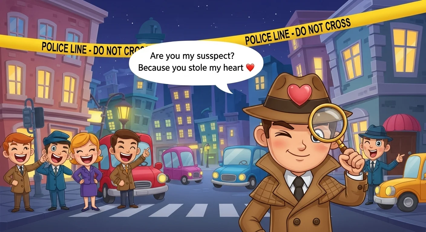 crime pick up lines