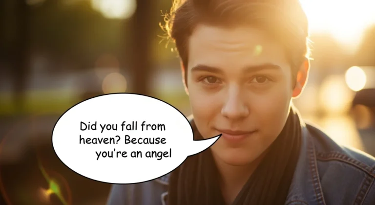 did you fall from heaven rizz lines