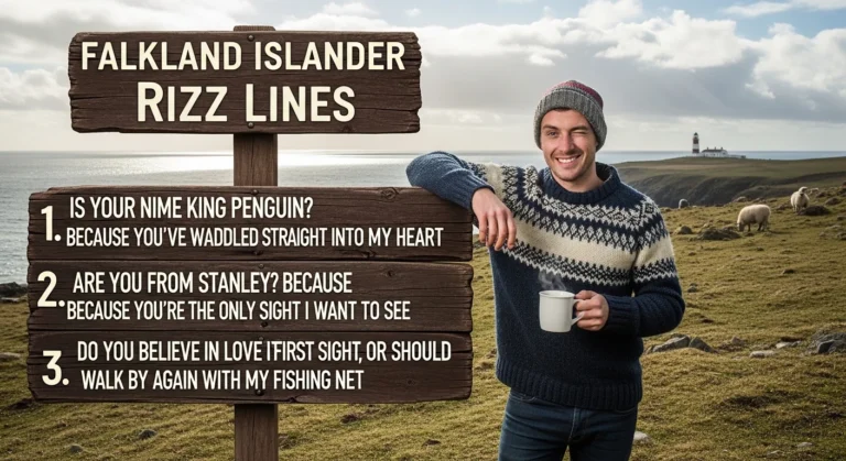 falkland islander rizz lines