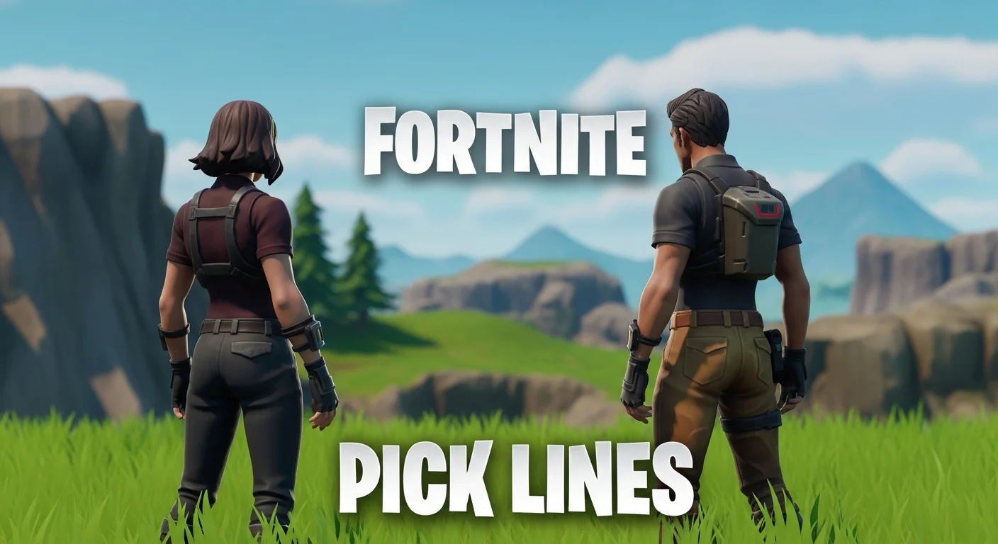 fortnite pick up lines
