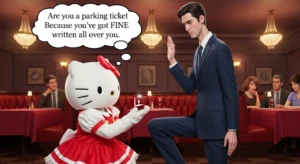 hello kitty rizz lines