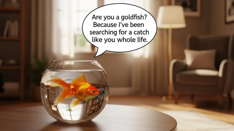 i have a goldfish rizz lines