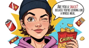 looking like a snack pick up lines