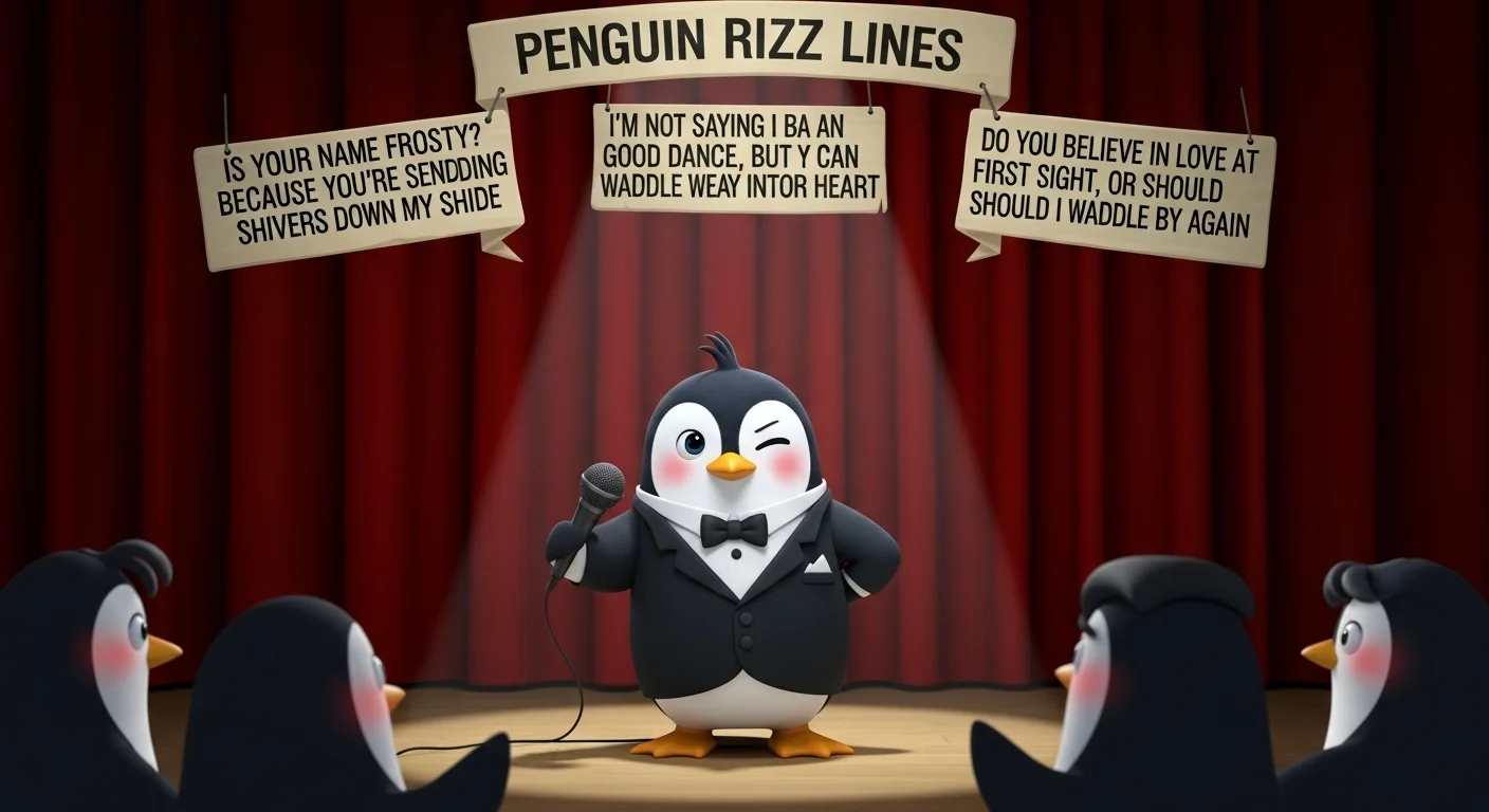 penguin rizz lines