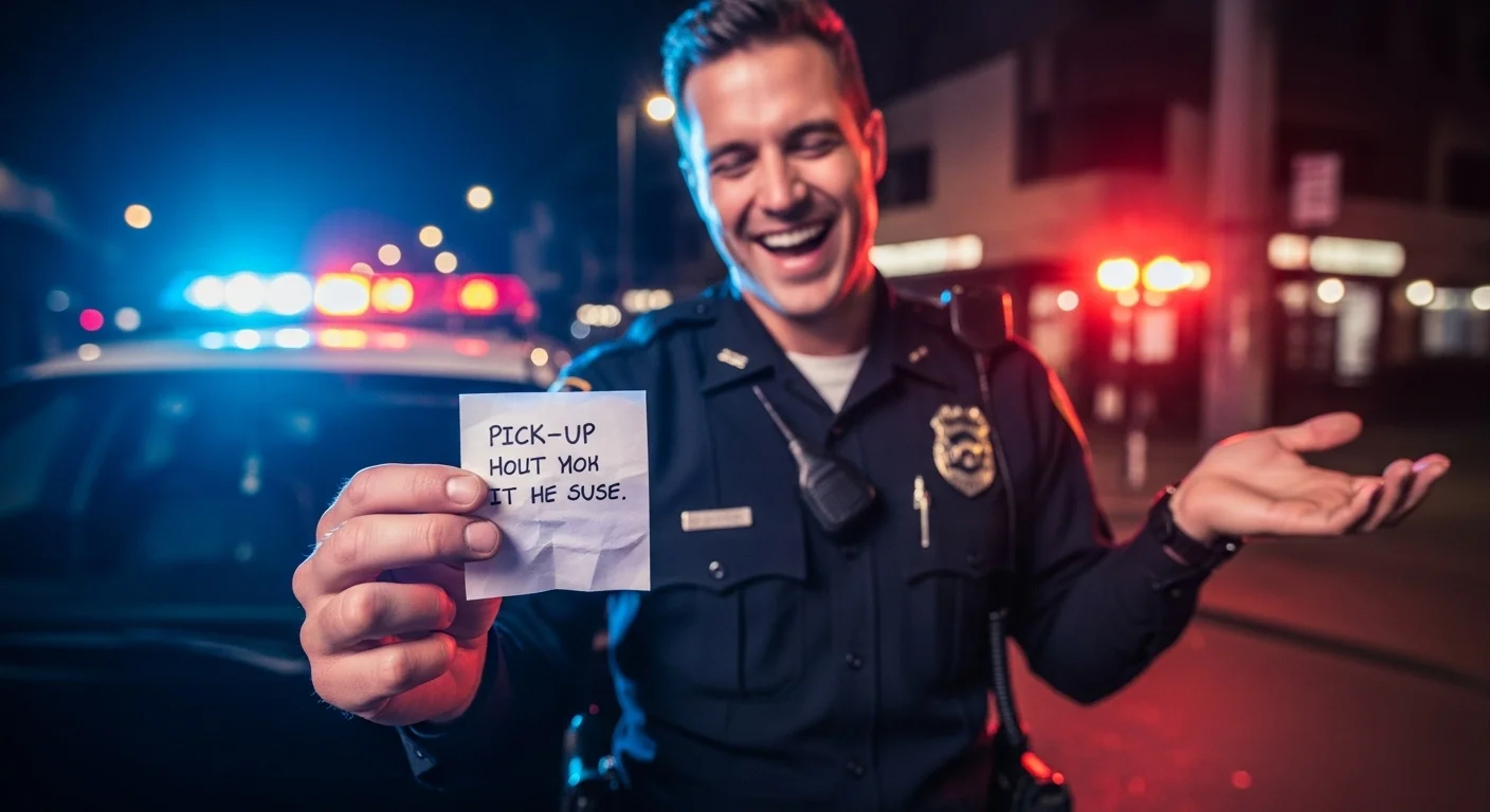 police officer pick up lines