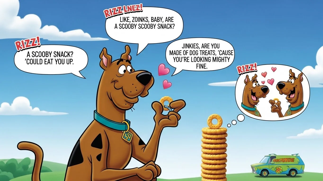 scooby-doo rizz lines