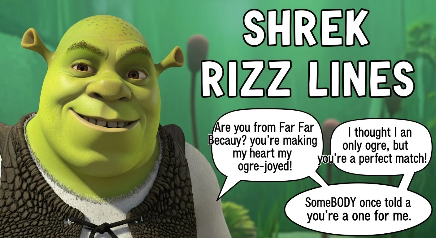 shrek rizz lines