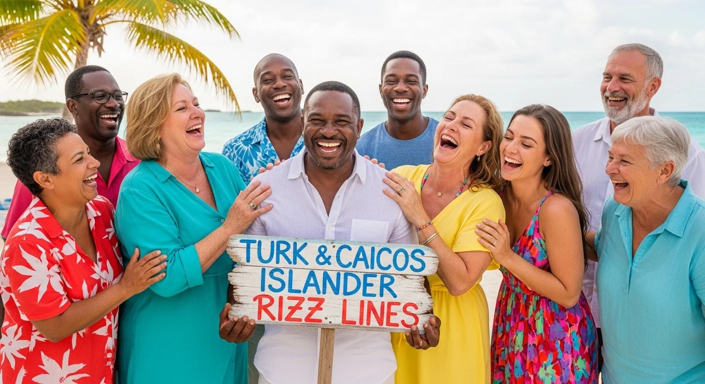 turk and caicos islander rizz lines