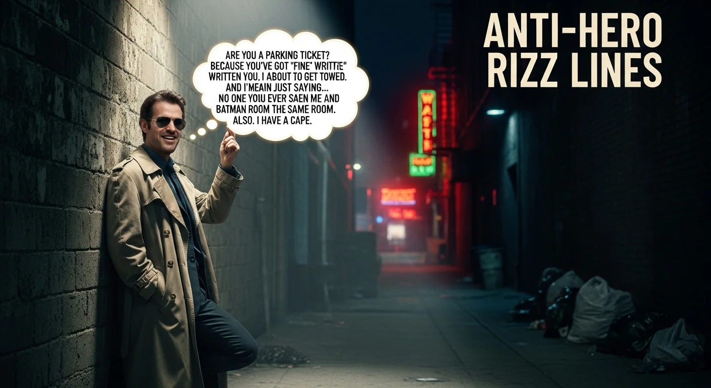 anti-hero rizz lines