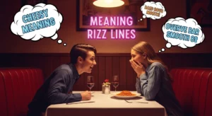 cheesy meaning rizz lines