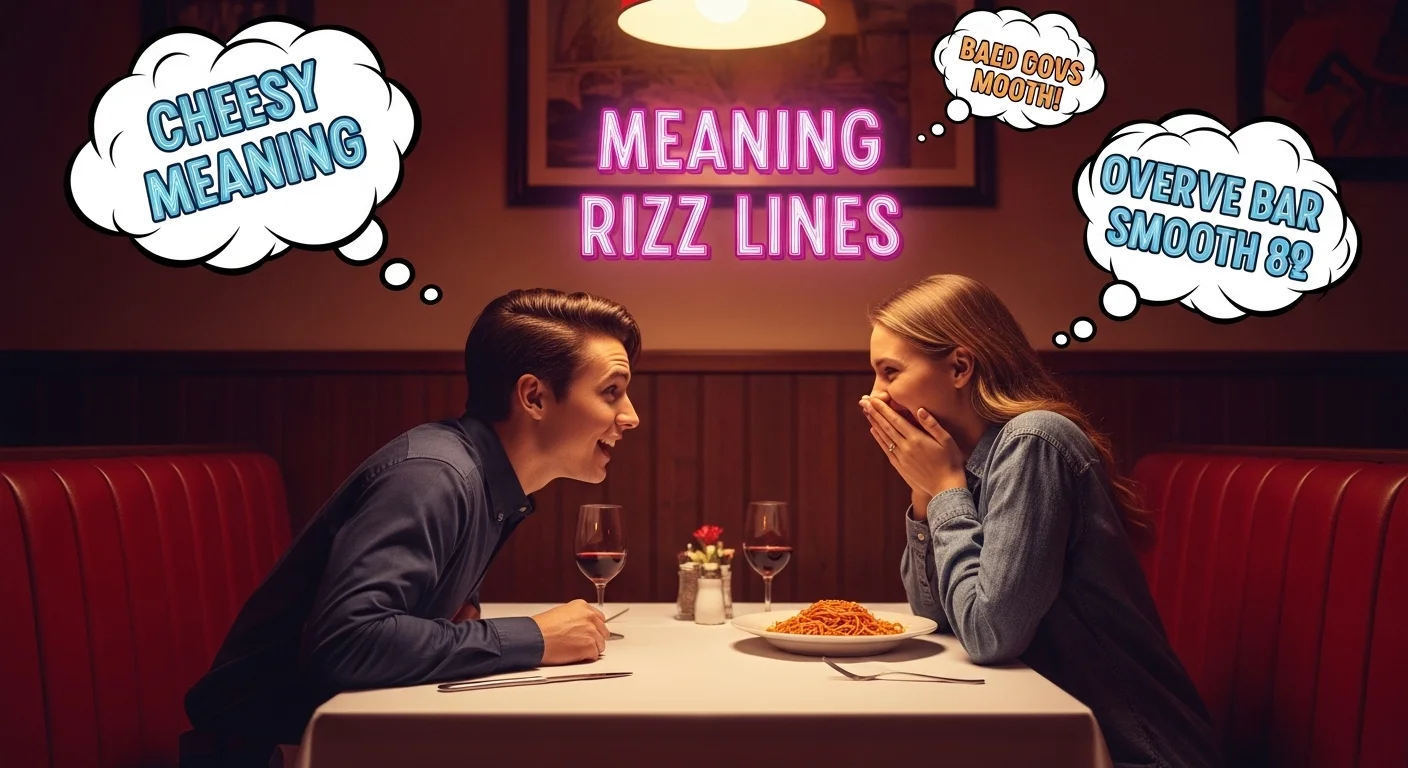cheesy meaning rizz lines
