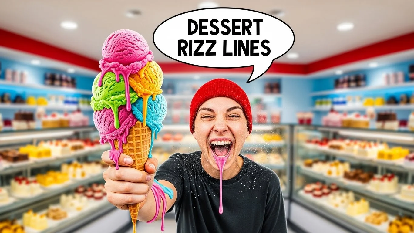 dessert rizz lines