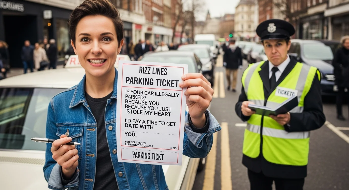 parking ticket rizz lines