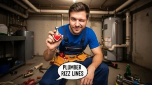 plumber rizz lines